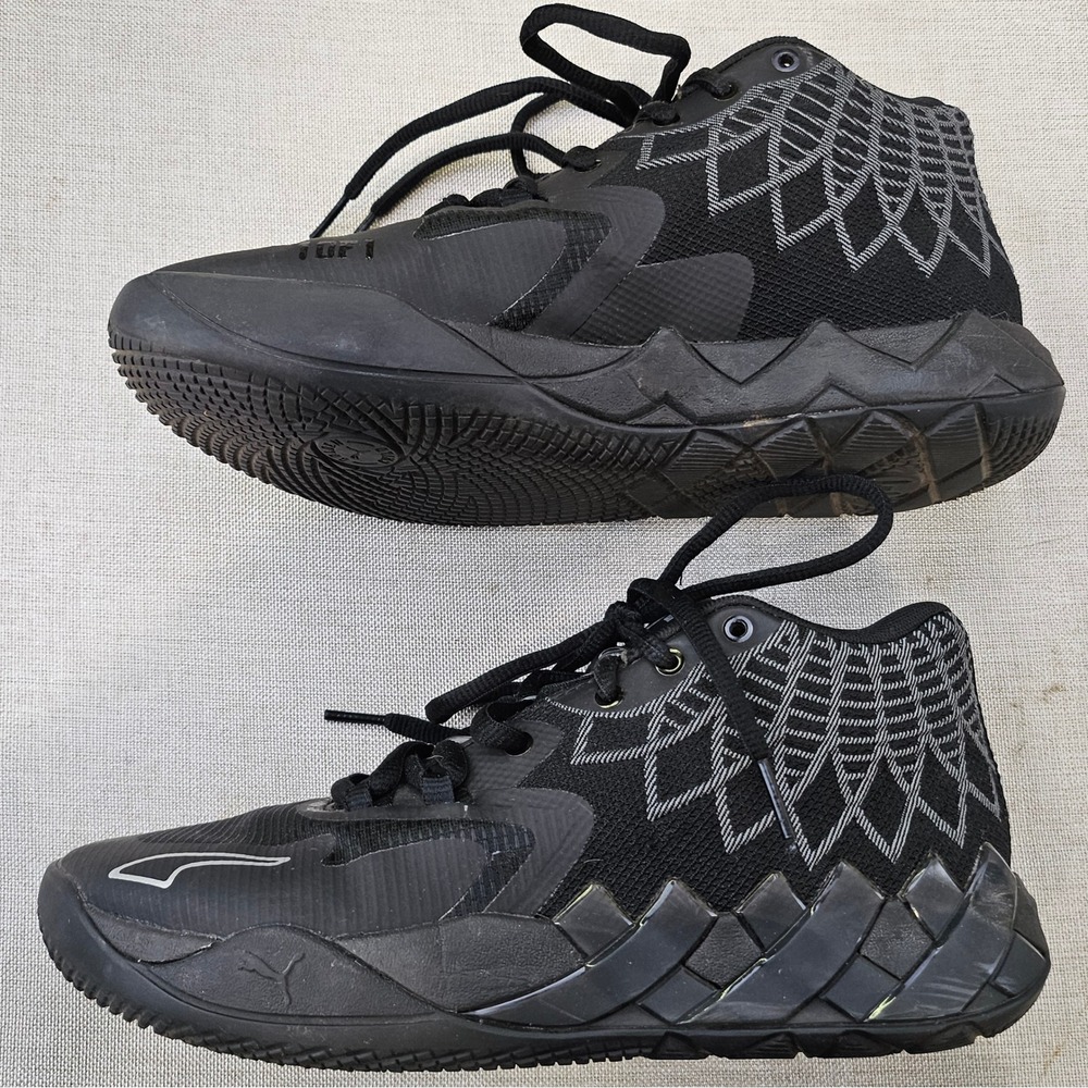 Puma MB.01 Lathrop Basketball Shoes Big Kids 7C Black LaMelo 376888-02 Sneaker